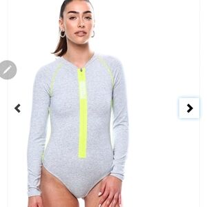 Puma Grey LS Bodysuit SIZE S